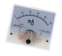 CoudarTitie Amperometro Analogico Misuratore Corrente DC Pannello Strumento Ampere Materiale Plastica Rame per Sistemi di Controllo Trasmissione Energia Armadi, # 7