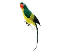 CoudarTitie Bird Statua Pappagallo Decorativa Uccello Realistica Piumata Tassidermia Foam Adatto per Festa Casa Ornamento