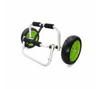CoudarTitie Carrello per Kayak Canoe E Paddle Board Carrello Trolley in Alluminio Pieghevole con Cinghia 2.8 M E Ruote in Schiuma Pu per Stabilità Adatto per, Rimorchio S Verde