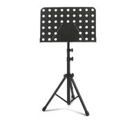 CoudarTitie Cavalletto per Ripiegabile in Acciaio al Carbonio con Ripiano Rettangolare E Filo di Trattenuta per Pagine Adatto per Esibizioni, M