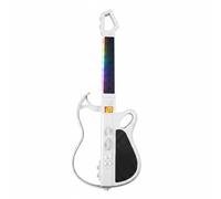 CoudarTitie Chitarra Elettronica Bambini Giocattolo Digitale Didattica con Tasti Luminosi Guide Accordi Melodie 7 Suoni 4 Ritmi, Color to 4