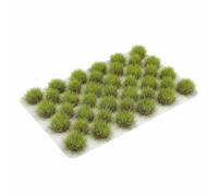 CoudarTitie Ciuffi Sintetica Modellismo 39 Pezzi con Base Autoadesiva in Nylon Altezza 8mm per Diorami Plastici Miniature, Color to 8