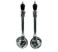 CoudarTitie Drum Stand Legs Gambe Supporto Batteria Piede Cassa Gamba Percussioni con Ruota Integrata Movimentazione Lega di Alluminio Resistente Punta