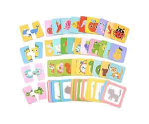 CoudarTitie Gioco di Puzzle Educativo con Carte da Gioco Abbinate alle Ombre, Regalo di Compleanno