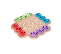 CoudarTitie Gioco Educativo per Bambini Gioco da Tavolo Set Lanci E Abbinamenti Giocattolo in Legno Attività Manuale Aiuta a Prendere Turni E Pensare Sostiene