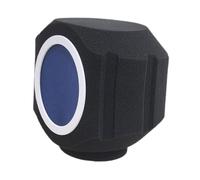 CoudarTitie Isolamento per Microfono, Copertura Antivento per Microfono, Facile Installazione, Copertura Acustica per Microfono per Interni Ed Esterni, Blu
