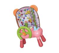 CoudarTitie Macchina Manuale per Chicchi di Caffè, Mini Cabinato Arcade, Gioco Educativo Interattivo, Regalo di per Bambini (maschi E), Rosa con I Piedi, Taglia unica