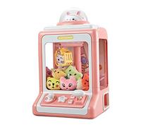 CoudarTitie Macchina per Artigli Elettrica Fai da Te, Bambola da Afferrare, Clip Musicale, Gioco per Gru, Giocattolo per Bambini, Rosa