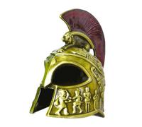 CoudarTitie Modello di Elmo da Samurai, Pezzo di Costume Antico per Collezionisti, Verde Antico