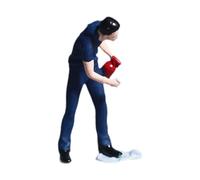 CoudarTitie Modello di Figurina in 1/64, Modello di Bambola Mini, Scena Creativa, Oggetti di Scena, Paesaggio, Esposizione, Diorami, Ornamento, Figura Dipin, Uomini Blu