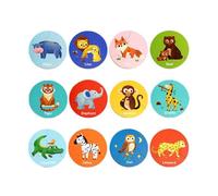 CoudarTitie Puzzle di Abbinamento, Giocattoli Educativi, Regalo, Pratico, Portatile, Multiuso, Puzzle per Bambini Piccoli, Set di Puzzle a Tema Animali, Scuola Ma, Animale della Foresta