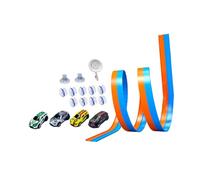 CoudarTitie Rampa Flessibile per Auto da Corsa, Divertente Auto da Corsa Pull-Back Come Una Piccola