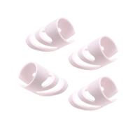 CoudarTitie Set di 4 Plettri per Chitarra Da Dito di Alaska Fingerpicks, Plettri per Chitarra Alaska Picks per Ukulele E Mandolino, S