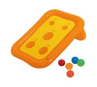 CoudarTitie Set di Gioco Gonfiabile Cornhole per Piscina, Giochi d'Acqua, Decorazioni, Giochi Versatili di Lancio di Palline per Quando Sei in, attività