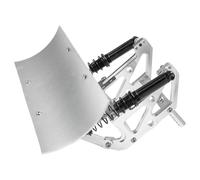 CoudarTitie Spazzaneve RC per Auto Cingolate 1/10 in Lega, Professionale, Durevole, Facile da Installare, Strumento di Pulizia per Auto RC di Ricambio per TRX4