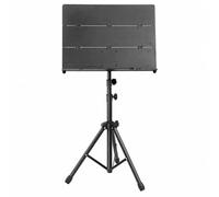 CoudarTitie Strumento le Accessorio Pieghevole con Struttura in Acciaio Carbonio Nero E Base Tripode Stabile con di Supporto da 2 Cm a 2 6 Cm Adatto per Esibizioni Personale