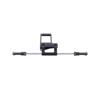 CoudarTitie Supporto Servo BTA con Kit Cilindro Sterzo Completamente Idraulico, Parte di Aggiornamento Assale Portale, Kit di Riparazione per Auto RC per Auto da, Nero