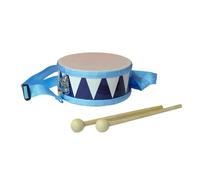 CoudarTitie Tamburo Rullante Strumento a Percussione Kit Batteria Gioco Educativo con Design a Doppia Faccia per Suono Nitido Adatto per Regali E Bambini in Età P, Blu
