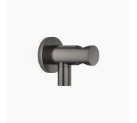 Dornbracht gomito di collegamento a parete, con supporto doccia integrato, 28490660, Colorazione: scuro Platino opaco