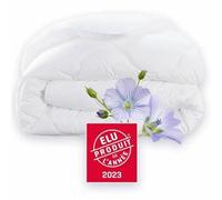 DODO Imbottitura Nordico Champs di Lino Bianco 450 g/m² 220 x 240 cm (Letto Matrimoniale)