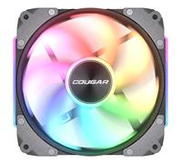 Cougar APOLAR 120 ARGB Fan Daisy Chain Design con connettività senza attrezzi, cuscinetti idrodinamici HDB, controllo PWM, Q-Stop, sistema di smorzamento silenzioso e flusso silenzioso