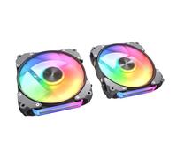 Cougar APOLAR - Ventola 120 ARGB, design a catena a margherita con connettività senza attrezzi, cuscinetti idrodinamici HDB, controllo PWM, Q-Stop, sistema di smorzamento silenzioso e flusso