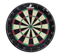 Cougar Bersaglio Professional - Nero | Con 6 freccette con punta in acciaio e tabellone segnapunti - Con materiale di fissaggio - Per uso domestico - Ø 45,5 cm