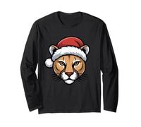 Cougar Brutto Natale Maglione Mountain Lion Natale Maglia a Manica