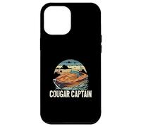 Cougar Capitano Divertente Barca Proprietario Lago Life Pontoon King Custodia per iPhone 12 Pro Max