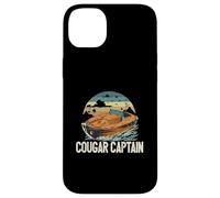 Cougar Capitano Divertente Barca Proprietario Lago Life Pontoon King Custodia per iPhone 14 Plus