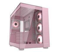Cougar Gaming FV150RGB Mini ITX, Micro-ATX e ATX - Doppia camera - Compatibile GPU 400 mm - ARGB - Raffreddamento avanzato - Fino a nove ventole (rosa)