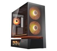 Cougar CFV235 Mesh Vision - Case Mid-Tower - Nero | Mesh-front, display IPS 9.16″, ATX/CEB, airflow 270°, 2 ventole 160 mm ARGB, GPU 400 mm, USB-C
