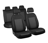 Cougar Coprisedili - 1 Set - Nero - Grigio Triangoli Classic Coprisedili