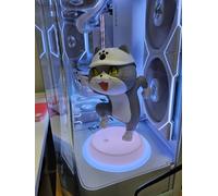Cougar FV270 Piattaforma Rotante Luminosa Bianca PC Case Figure Display RGB T...