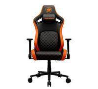 COUGAR Gaming CGR-DFL Sedia da gaming per PC Sedia imbottita tappezzata Nero, Arancione