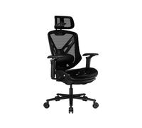 Cougar Speeder Sedia da gaming ergonomica: rete di ciniglia di alta qualità, bracciolo iperrotativo 3D, poggiatesta regolabile, schienale regolabile, supporto lombare, poggiapiedi