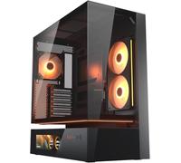 COUGAR CFV235 MidTower ATX, alloggiamento CEB, GPU da 430 mm, ventole ARGB PWM preinstallate 120 mm x 4, accesso al flusso d'aria a 270°, filtro antipolvere, doppia filtrazione magnetica, gestione