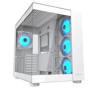 COUGAR FV150 White RGB Case Midi Tower Vetro Temprato No-Power ATX/mATX/Mini-ITX