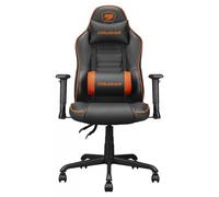 COUGAR Gaming 3MFSLORB.0001 sedia per videogioco Sedia da gaming per PC Seduta imbottita Nero, Arancione
