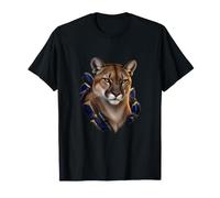 Cougar tra Le Pietre Indaco Maglietta