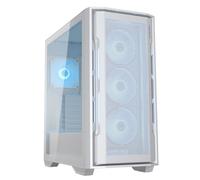 Cougar Uniface RGB Mid Tower - Custodia con 4 ventole ARGB, colore: Bianco