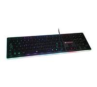 COUGAR Vantar - Tastiera da gioco, con interruttore a forbice estremamente piatto, 8 colori, plug & play, Win-Lock, anti-ghosting, dispositivo CH, multicolore