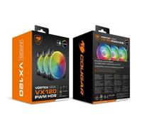 Cougar Vortex ARGB VX120 Kit 3 Ventole 120mm PWM