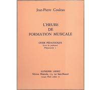 Couleau Heure De Formation Musicale Preparatoire 1 Livre Du Maitre