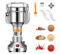 Couleeur Grinder Mulino Cereali 150g Portatile Grinder Elettrico Alta Velocità Mulino Creali 220V 3 Lame Acciaio Inossidabile Macina Cereali Elettrica per Farina Grano Cereali Secchi Erba Spezie