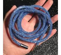 Coulisse con strass fai-da-te per felpa con cappuccio, pantaloni, corda per pantaloni della tuta, corda di ricambio in cristallo lucido con cavo rotondo, tubo di gomma con rifiniture a diamante