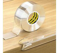 COUMENO Protezione trasparente per angoli e bordi morbidi, 30 mm x 2 m, protezione per la sicurezza dei bambini, striscia adesiva per mobili, protezione trasparente per bambini, paraurti di sicurezza