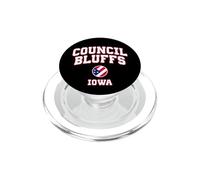 Council Bluffs Iowa (IA) PopSockets PopGrip per MagSafe