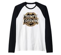 Council Legends Student Council Vibes Giornata delle Elezioni Scolastiche Maglia con Maniche Raglan