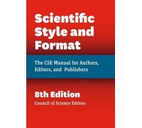 Council of Science Editors Scientific Style and Format (Copertina rigida)